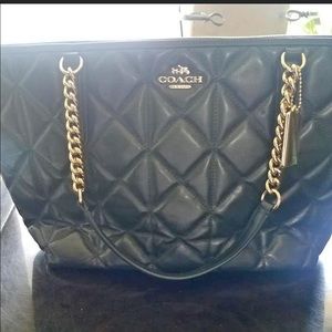 Coach quilted purse